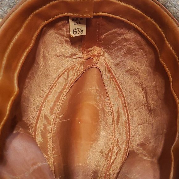 Men's Vintage Hats Sz 6 7/8, 6 3/4 and Large - Picture 5 of 7